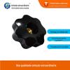Manípulo Estrela Passante, Manípulo Estrela de Madeira Elétrico Jb/T7274.4C-94 M8*40 Porca Passante, Manípulo Bakelite Flor de Ameixeira