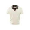 Enbu Verão Novo Estilo Falso Duas Peças Manga Curta Retrô Americano Camisa Polo Camiseta Masculina Roupa de Verão Estilo Universitário Manga Meia Manga Estilo Masculino