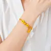 Pulsera Anillo Cintura Delgada con Oro Arena, Color Duradero, Estilo Ab de Alta Gama, Versátil, Popular en Xiaohongshu, Joyería al por Mayor