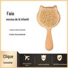 Elimia Faia bebê pente crianças pentear terno de lã escova de ar almofada massagem cabeça pentear sem machucar couro cabeludo