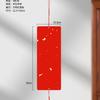 Mini Tarjeta Fu Colgante de Papel Rojo en Blanco Caligrafía Escrita a Mano Carácter Fu Tarjeta Dura Decoración Roja Eterna Tarjeta Pequeña Festiva Venta al por Mayor
