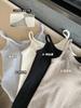 Baishiwang chaleco de tirantes de color sólido con almohadilla en el pecho Otoño Nuevo estilo coreano ropa exterior top sin mangas para mujer