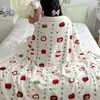 Nueva manta de lana de cordero estilo japonés de dibujos animados para otoño e invierno, manta de leche fleece, manta para sofá, manta para siesta en la oficina