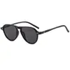 2025 Moda Nueva Personalidad Protección UV Gafas de Sol Tachonadas Versátiles Estilo Aviador Color Gelatina Gafas de Sol