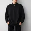 Sudadera Momeike para Hombre con Media Cremallera de Alta Inteligencia para el Trabajo, Nueva Sudadera Texturizada para Hombre Otoño 2026 55958