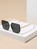 Nuevas Gafas de Sol Cuadradas Clásicas Elegantes para Adelgazar el Rostro de Gama Alta para Mujeres Moda Tendencia Protección Solar Gafas de Sol Transfronterizas