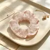 Scrunchies Doces de Malha Colorida Organza Strass Estilo Coreano Elásticos de Cabelo Loja de Joias Fornecedor Fonte Fábrica