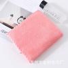 Toalla Sencilla de Terciopelo Coral, Engrosada, Absorbente y Sin Pelusa, Toalla Facial Diaria para el Hogar, Fabricante de Toallas Faciales