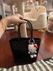Nueva Bolsa de Verano Japonesa Tejida Fresca Simple de Gran Capacidad de Hombro Único y de Mano Bolso Tote para el Trabajo de Mujer Cesta de Frutas