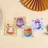 Bolsas Nuevas con Estampado de Huevos de Pascua del Fabricante, Bolsas Autoadhesivas para Empaquetar Dulces y Galletas para Fiestas Navideñas, Bolsas Autoadhesivas para Empaquetar Repostería