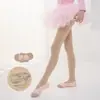 Pantyhoses para Niñas Delfín Verano Delgadas Medias de Danza para Niñas Terciopelo Blanco Color Piel Grado Calcetines de Danza
