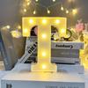 26 Luzes do Alfabeto Inglês, Lanternas, Luzes Decorativas LED Atacado para Casamentos, Aniversários, Festas de Pedido de Casamento e Decorações de Festa