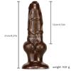Pene de simulación de pene de perro, productos sexuales para adultos, tapón anal, consolador de forma especial, palo de masturbación para el clímax