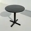 Mesa de Balcón para Exteriores, Mesa Redonda Pequeña de Acero al Carbono Resistente al Sol y la Lluvia para Patio Exterior, Jardín, Tienda de Té con Leche, Uso en Exteriores