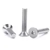 # 2 # Tornillos de Cabeza Plana Hexagonal de 10 Pulgadas Acero Inoxidable 304 Tornillos Americanos de Cabeza Avellanada Venta al por Mayor Pernos de Rosca Fina 1/4