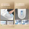 Inodoro Cerámico Sifónico Glaseado Suave MEIKA, Potente Descarga Sifónica para Baño Doméstico WC T8838