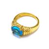Nuevo anillo de diamantes de temperamento ligero de lujo de moda INS europeo y americano para mujer, de acero inoxidable, oro de 18 quilates, patrón de cuerda, joyería, venta directa