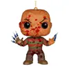 Decorações de Personagens de Filmes de Terror de Halloween Transfronteiriças Acrílico Plano Abóbora Decorações de Pingentes para Festa de Terror