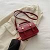 Bolso Pequeño Portátil Simple Combinable para Mujer Estilo Coreano Nicho Moda Bolso Cuadrado Pequeño 2024 Nuevo Textura de Alta Calidad Bolso Bandolera