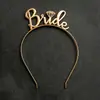 Accesorios para el Cabello de Fiesta de Cumpleaños Estilo Europeo y Americano Diadema de Aleación con Letras para Novia Diadema de Moda Festiva para Mujer con Pedrería