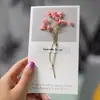 Dia dos Namorados Tanabata Cartão de Cumprimentos com Flores Reais Floricultura Confeitaria Enviar Cartões para Pessoas Atividades da Empresa Enviar para Funcionários Cartões de Cumprimentos da Moda