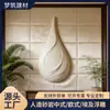 Relevo de Arenito em Forma de Gota d'Água para Parede de Fundo de Quarto de Hotel, Relevo Artístico Floral, Feito Sob Medida, Material Semelhante à Arenito, Quente e Aconchegante