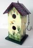 Casa de Pájaros de Madera Nido de Pájaros de Madera Comedero de Pájaros de Madera Artesanías de Madera para Exterior