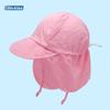 Sombrero de Poliéster para Niños con Protección Solar para el Cuello, Sombrero de Sol para la Playa, Protección UV Transfronteriza, Sombrero de Pescador de Ala Ancha, Versátil