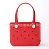 Bolsa Eva Beach Hole Satchel Impermeável Bolsa de Viagem para Mulheres Lavável Adequada para Esportes Praia Mercado Piscina