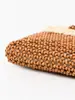 Bolsas de Cuentas de Madera Transfronterizas Europeas y Americanas, Bolsas Tejidas Hechas a Mano Personalizadas, Bolsas con Cuentas y Borlas, Bolsos de Madera con Cuentas Casuales para Viaje