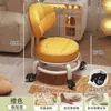 Taburete con Ruedas Giratorias para Uso Doméstico, Taburete Bajo con Ruedas, Silla Pequeña Infantil, Taburete para Sofá de Sala de Estar, Taburete para Cambiarse los Zapatos, Taburete Redondo para Abrir Paquetes