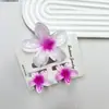Pinza para el pelo de flor de gel simple y elegante para mujer, pinza de disco para la parte trasera de la cabeza, pinza de tiburón avanzada, tarjeta para el pelo de celebridad de Internet, accesorio para el cabello