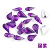 Diamante de acrílico não poroso com superfície diamantada e base pontiaguda em formato de gota d'água, 8x13 cm, ideal para acessórios de vestuário, sapatos, chapéus e malas, perfeito para artesanato e bijuterias DIY.