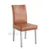 Banquinho Sala Privada Assento Café Banquete Tecido Laranja Personalidade Alargado Hotel Cinco Estrelas Lobby Mesa e Cadeira