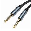 Cable de Audio Ts de 6.5mm Chapado en Oro Macho-Macho Cobre Libre de Oxígeno Cable de Audio para Instrumentos Electrónicos Cable para Guitarra Modelo Más Vendido