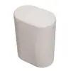 Lixeira Doméstica Grande Estilo Japonês com Tampa para Quarto, Cozinha, Espaços Estreitos, Sala de Estar, Banheiro, Lixeira Criativa Oval com Tampa de Pressão