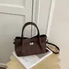 Bolsa Transfronteiriça Estilo Retrô Novo Feminina Moda de Alto Padrão Versátil Bolsa Saco Design de Nicho para o Dia a Dia Transversal Bolsa Mãe e Filho