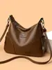 Bolso Transfronterizo de Piel Suave para Mujer de Mediana Edad, Bolso de Mamá, Nuevo Modelo 2026, Bolso de Hombro Simple y Elegante, Bolso Cruzado de Gran Capacidad para Viajes Diarios