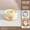 Caja de Almuerzo de Acero Inoxidable 316 Estilo Japonés Aislada Sellada para Oficinistas Apta para Microondas Portátil Pequeña Lata para Sopa