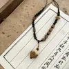 Nuevo collar de estilo étnico Zen chino nicho temperamento retro cadena para la clavícula moda lujo ligero joyería de alta gama venta al por mayor