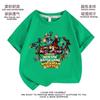 Camiseta de Manga Curta de Algodão para Crianças Stickman Clothing Verão Novo Estilo Meninos Manga Meia-Manga Camisa Básica Estilosa para Estudantes Tendência 2