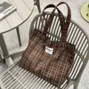Moda Versátil Retro de Cuadros de Gran Capacidad Bolso de Hombro Único para Mujer Otoño 2026