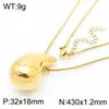 Pendientes de Acero Inoxidable con Forma de Gota Más Vendidos Transfronterizos Estilo Coreano Pendientes Geométricos Versátiles para el Trayecto Diario Stock Listo para Exportación