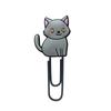 Marcadores de Libros de Gato de Dibujos Animados Más Vendidos Transfronterizos en Stock, Clips para Libros de Goma Suave de PVC con Forma de Muñeca, Accesorios de Papelería Creativos para Estudiantes