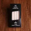 Venda por atacado de velas coloridas para iluminação doméstica velas comuns velas de casamento romântico de haste longa velas de emergência