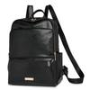 Mochila Simple de Color Sólido para Mujer 2024 Nueva Moda Retro PU Cuero Suave Gran Capacidad Mochila para Mujer Bolso de Viaje Escolar