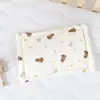Capa de Almofada para Bebê, Almofada para Recém-Nascido, Almofada Nuvem de Gaze Dez Camadas de Algodão Puro, Capa de Almofada Infantil, Almofada de Feijão para Bebê de Algodão de Bambu