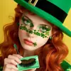 Producto Nuevo Transfronterizo St. Pegatinas de Tatuaje del Día de San Patricio Fiesta Irlandesa Trébol Maquillaje Temporal Pegatinas para la Cara