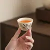 Juego de Té Portátil Xishangmei de 1 Tetera y 3 Tazas de Preparación Rápida para Viaje Estilo Camping al Aire Libre Regalo de Negocios