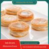 Bolo de seda escovado ouro bolo de seda mil coração de pastelaria de hotel congelado semi-acabado lanche frito comida de café da manhã